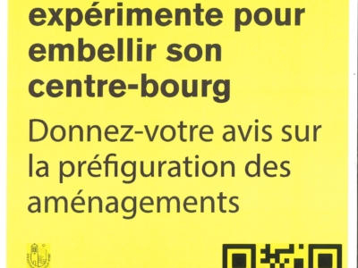 Expérimentation pour embellir le centre-bourg