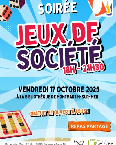 Soirée Jeux de société