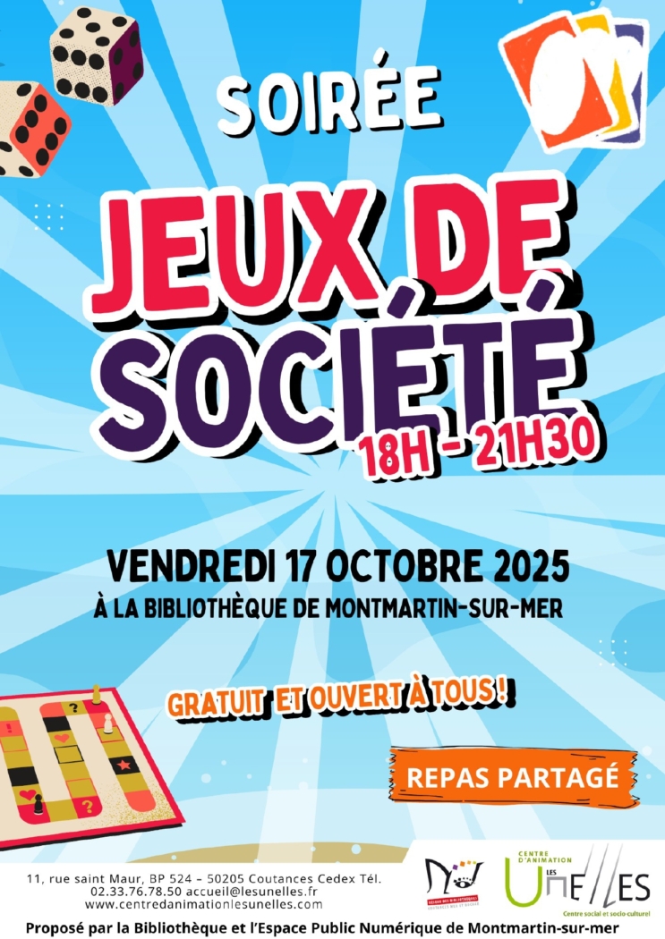 Soirée Jeux de société