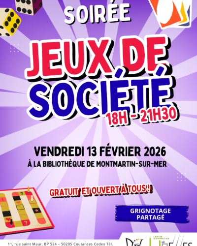 Soirée jeux de société