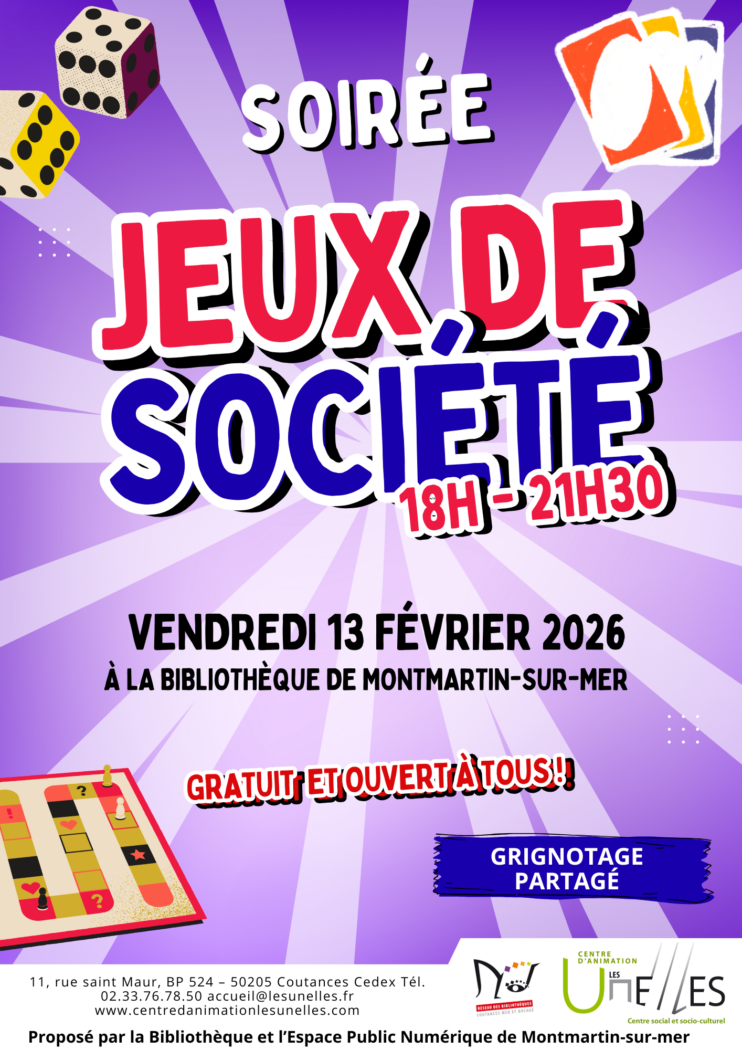 Soirée jeux de société
