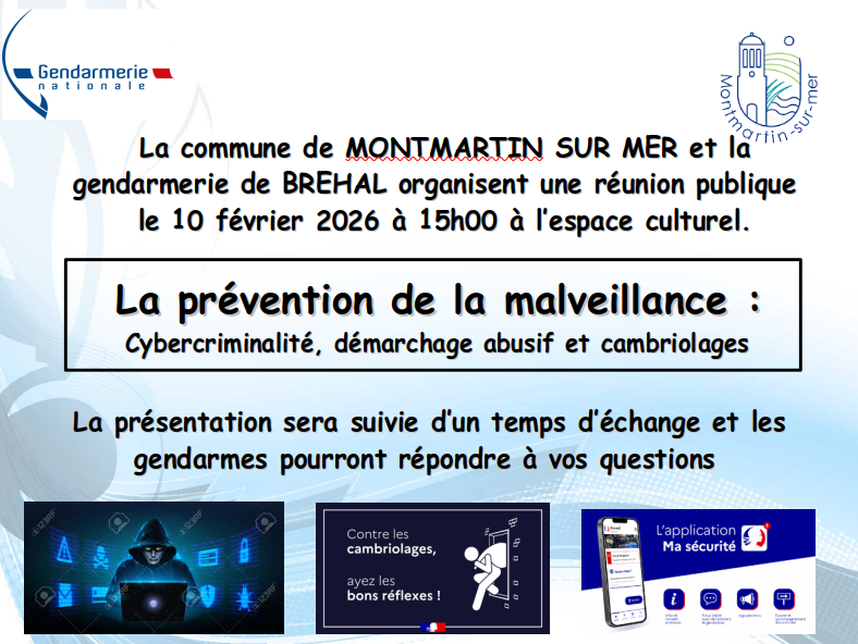 Réunion publique : La prévention de la malveillance