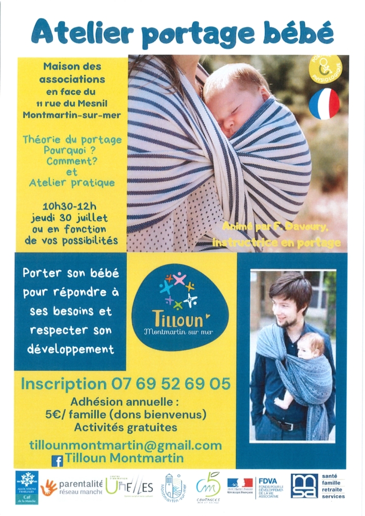 Atelier portage bébé Tilloun