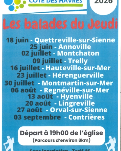 Les balades du jeudi